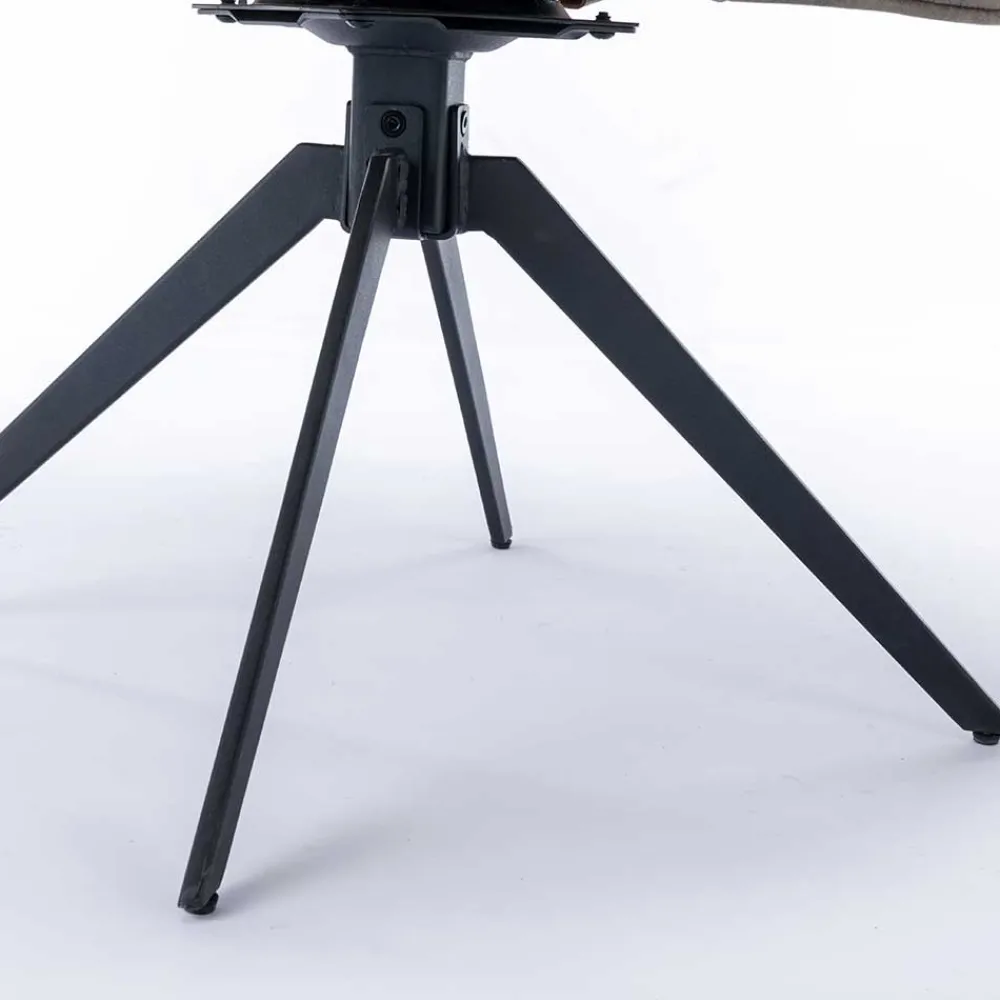 Wohnen Drehbarer Tischsessel in Braun - Adelaide