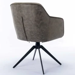 Wohnen Drehbarer Tischsessel in Braun - Adelaide