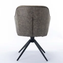 Wohnen Drehbarer Tischsessel in Braun - Adelaide