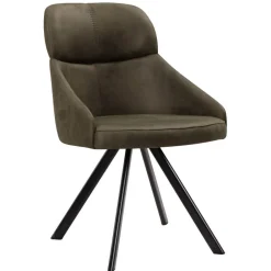 Wohnen Drehbarer Tischsessel in Khaki - Linz