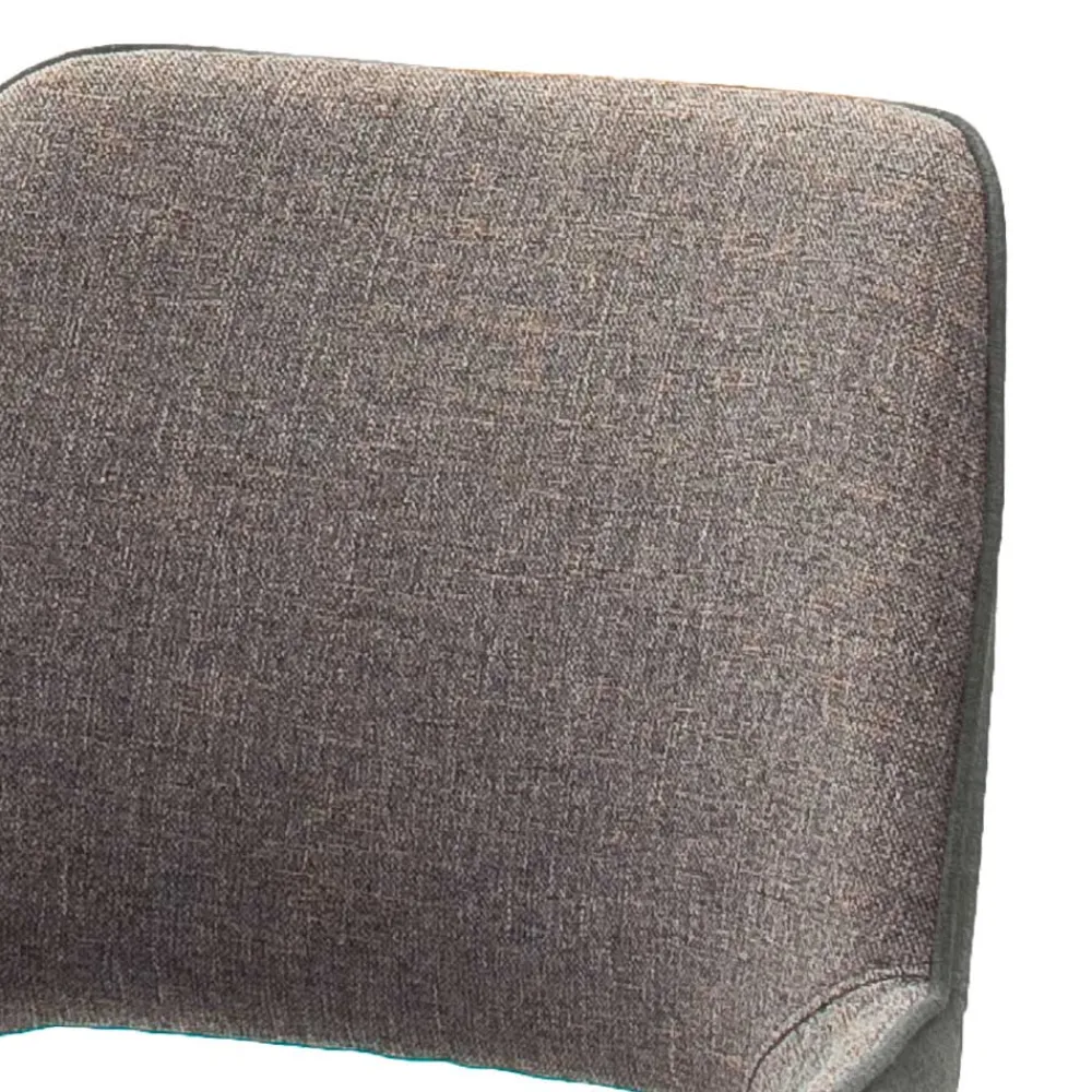 Wohnen Drehbarer Tischsessel in hellem Grau - Kiano (2er Set)