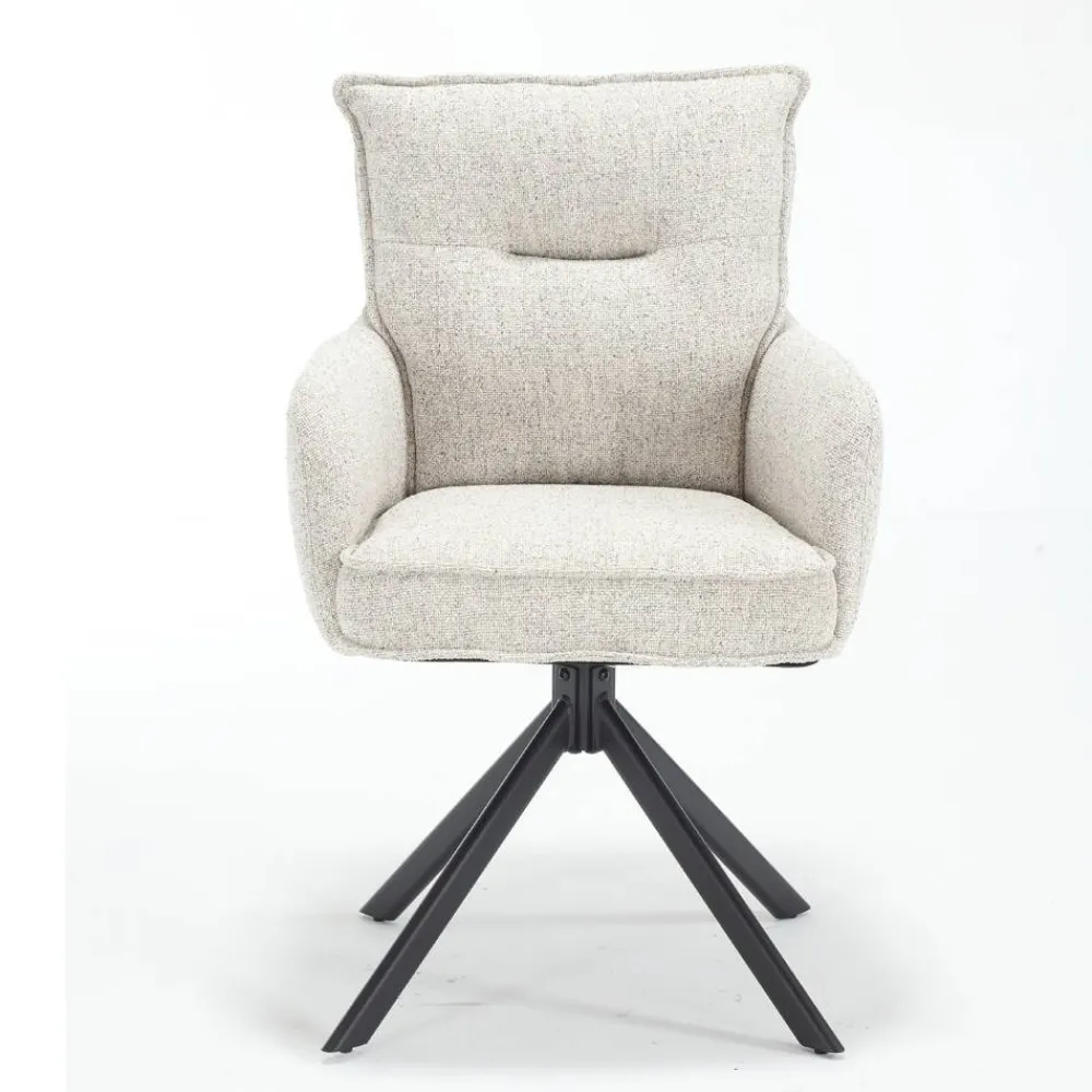 Wohnen Drehbarer Tischsessel mit Taschenfederkern - Lolang