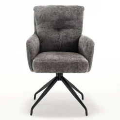 Wohnen Küchenstühle|Wohnzimmerstühle*Drehbarer Tischsessel mit Federkern - Skipper (2er Set)