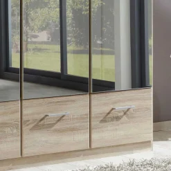 Wohnen Drehtüren Kleiderschrank Rommino in Eiche Sägerau