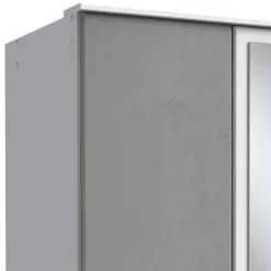 Wohnen Jugendzimmerschränke*Drehtürenkleiderschrank in Lichtgrau - Karimos