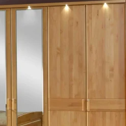 Wohnen Drehtürenschrank Bordeaux aus Erle