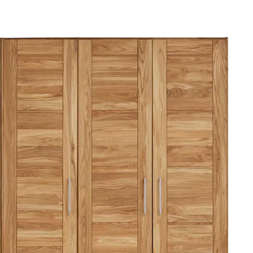 Wohnen Drehtürenschrank Cranos aus Wildeiche Massivholz