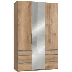 Wohnen Drehtürenschrank in Plankeneiche - Dagidoyo