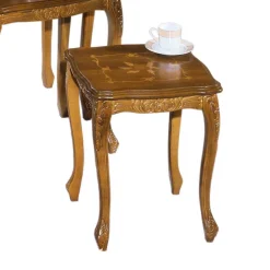 Wohnen Telefontische|Italienische Möbel*Drei Beistelltische mit Intarsien Magari italienisches Design (dreiteilig)