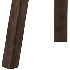 Wohnen Dreibein Hocker in Dunkelbraun - Abelynta (2er Set)