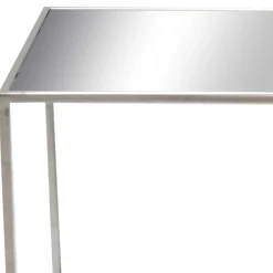 Wohnen Telefontische*Drei-Satz-Glastische mit Bügelgestell - Giulia (dreiteilig)