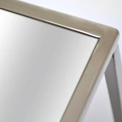 Wohnen Telefontische*Drei-Satz-Glastische mit Bügelgestell - Giulia (dreiteilig)