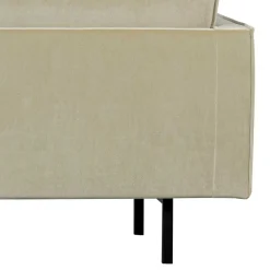 Wohnen Dreisitzer Couch in Graugrün Samtbezug - Vontada