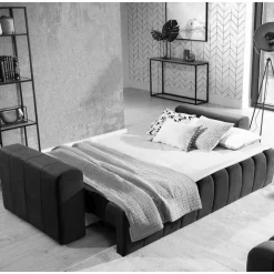 Wohnen Dreisitzer Couch mit Bettfunktion und Stauraum - Snella