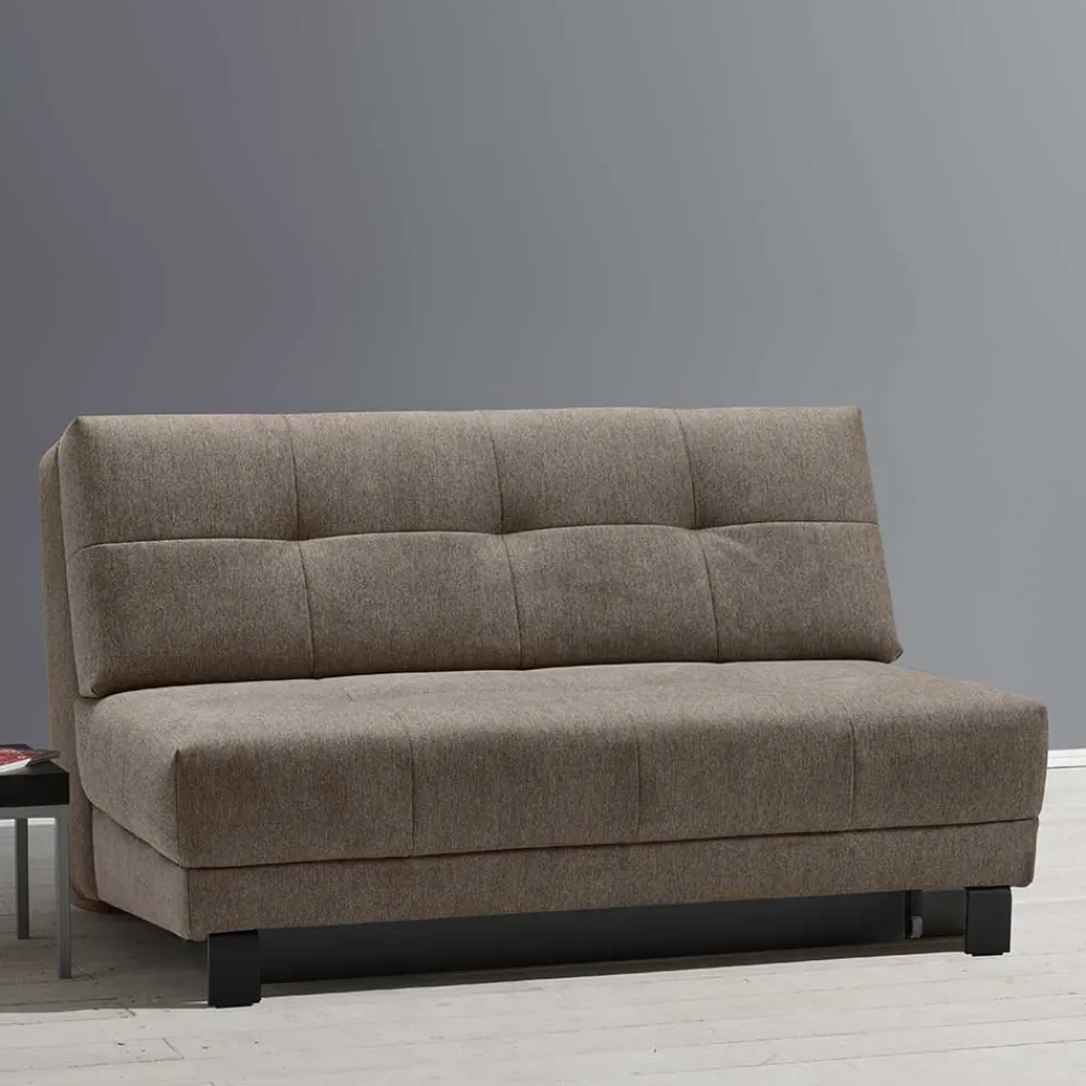 Wohnen Sofas|Sofa*Dunkelbraune Faltcouch mit Bettkasten - Cornello