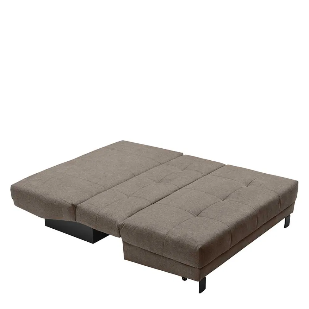 Wohnen Sofas|Sofa*Dunkelbraune Faltcouch mit Bettkasten - Cornello