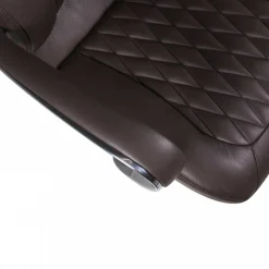 Wohnen Dunkelbrauner Chefsessel aus Leder - Montigue