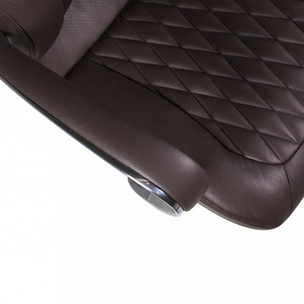 Wohnen Dunkelbrauner Chefsessel aus Leder - Montigue