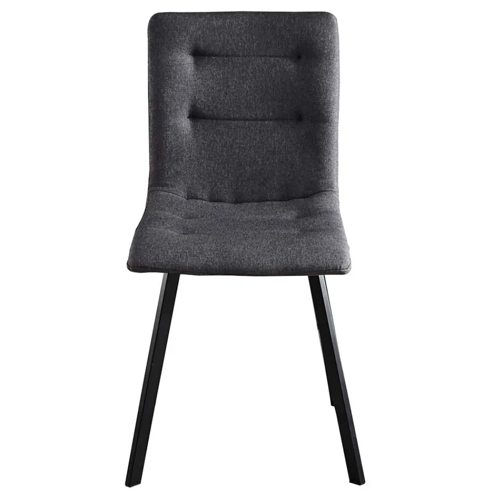 Wohnen Esszimmerstühle|Stühle*Dunkelgraue Essstühle in Modern - Nicoleta (2er Set)