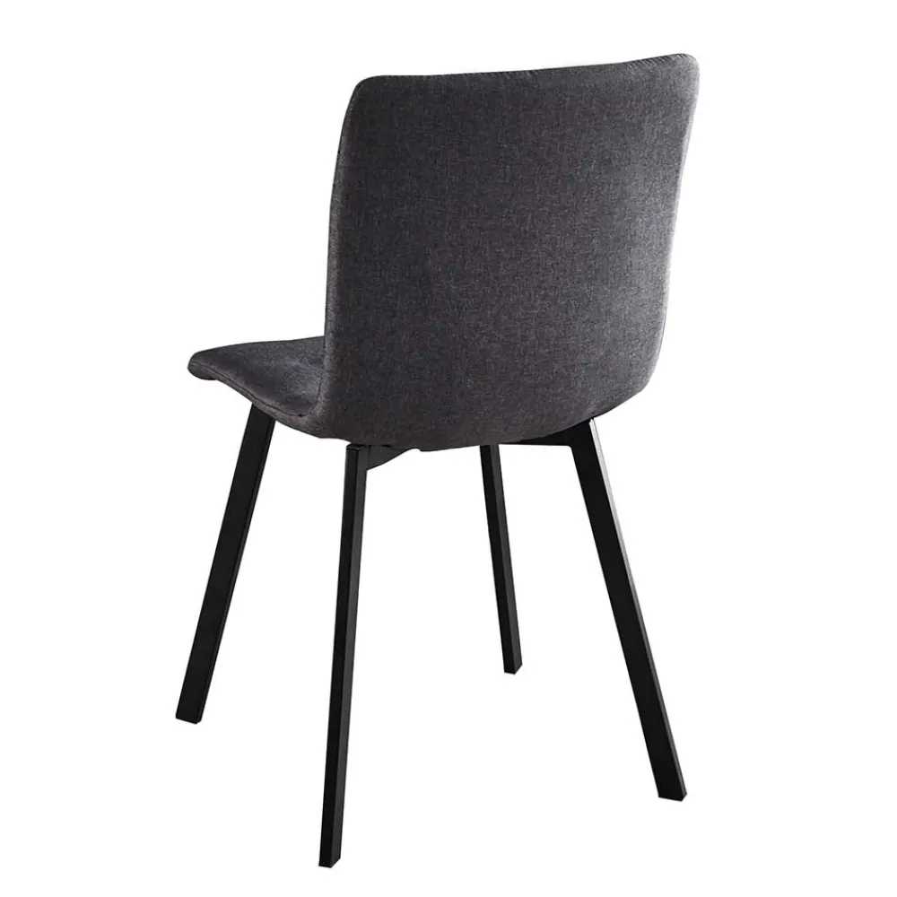 Wohnen Esszimmerstühle|Stühle*Dunkelgraue Essstühle in Modern - Nicoleta (2er Set)