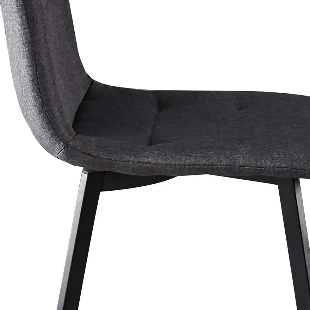 Wohnen Esszimmerstühle|Stühle*Dunkelgraue Essstühle in Modern - Nicoleta (2er Set)