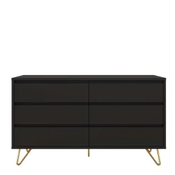 Wohnen Dunkelgraue Kommode im Skandinavischen Stil - Palium