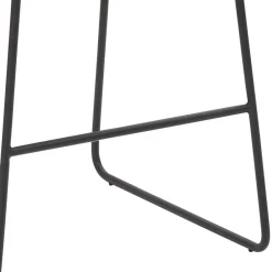 Wohnen Dunkelgrauer Barstuhl aus Microfaser - Umya