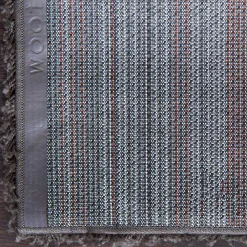 Wohnen Teppiche*Dunkelgrauer Teppich mit Hochflor - Rosarios