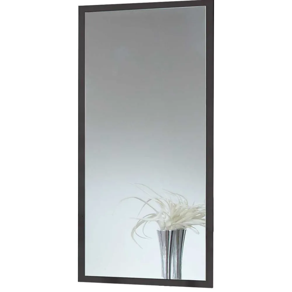Wohnen Graue Möbel|Spiegel*Dunkelgrauer Wandspiegel in modernem Design - Ardila