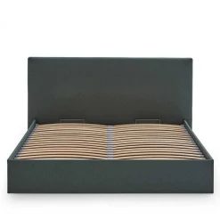 Wohnen Jugendbetten*Dunkelgrünes Bett mit Bettkasten - Arabos