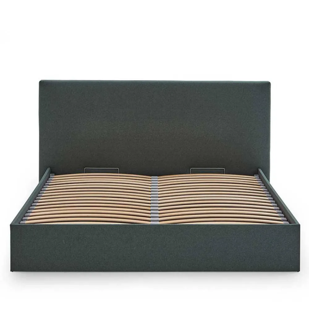 Wohnen Jugendbetten*Dunkelgrünes Bett mit Bettkasten - Arabos