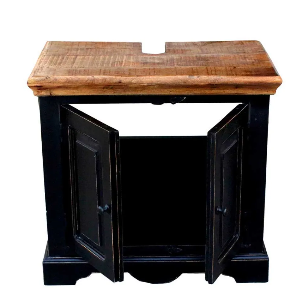 Wohnen Kolonialmöbel*Dunkle Badmöbel im Kolonialstil - Sentiments (dreiteilig)