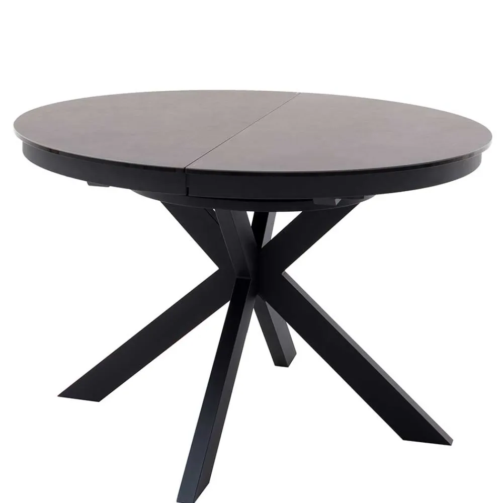 Wohnen Dunkler Esstisch mit Butterflyauszug - Exmonda