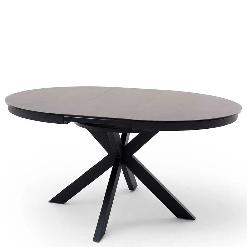 Wohnen Dunkler Esstisch mit Butterflyauszug - Exmonda