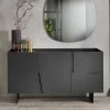 Wohnen Dunkles Design Sideboard 160 cm breit - Dreamings