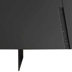 Wohnen Dunkles Design Sideboard 160 cm breit - Dreamings