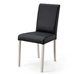 Wohnen Eckbank Gruppe in Schwarz Weiß - Enevo (vierteilig)