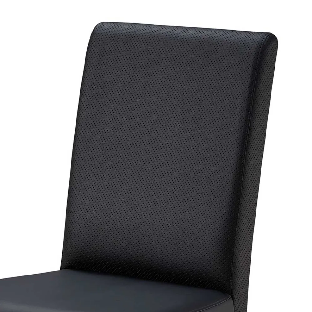 Wohnen Eckbank Gruppe in Schwarz Weiß - Enevo (vierteilig)