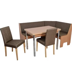 Wohnen Sitzgruppe|Küchen-Essgruppen*Eckbank Tischgruppe mit fünf Sitzplätzen - Buryas (vierteilig)