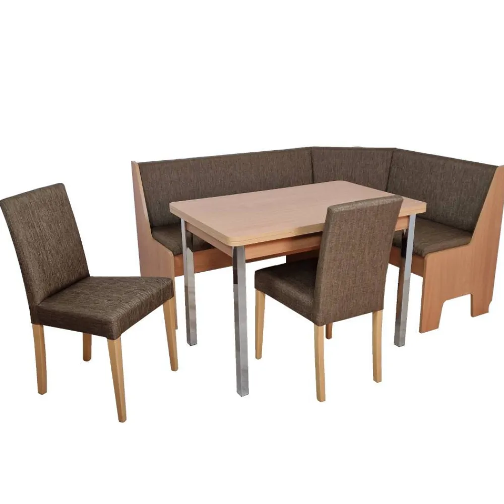 Wohnen Sitzgruppe|Küchen-Essgruppen*Eckbank Tischgruppe mit fünf Sitzplätzen - Buryas (vierteilig)