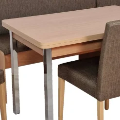 Wohnen Sitzgruppe|Küchen-Essgruppen*Eckbank Tischgruppe mit fünf Sitzplätzen - Buryas (vierteilig)