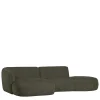 Wohnen Sofas|Sofa*Eckcouch in Graugrün Webstoff - Grover