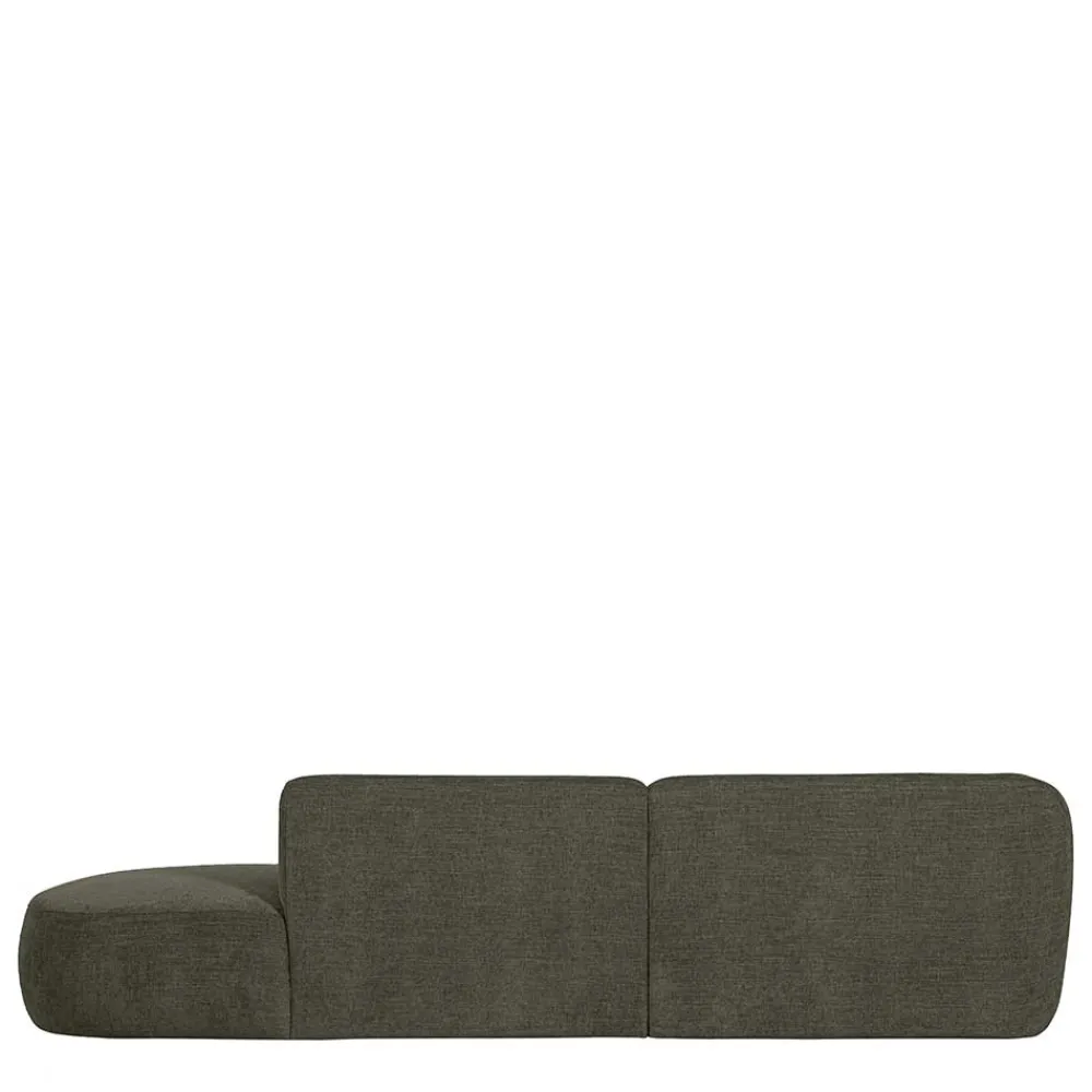 Wohnen Sofas|Sofa*Eckcouch in Graugrün Webstoff - Grover