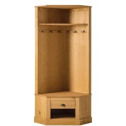 Wohnen Diele Komplett*Eckgarderobe in Kiefer Natur - Kumico