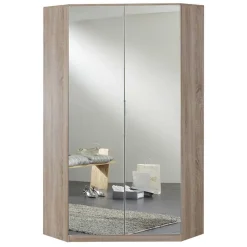 Wohnen Jugendzimmerschränke*Eckkleiderschrank in Eiche Sägerau Optik - Fabricus