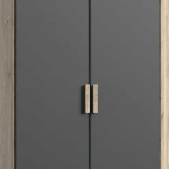 Wohnen Jugendzimmerschränke*Eckkleiderschrank in Eiche San Remo - Jilamenda