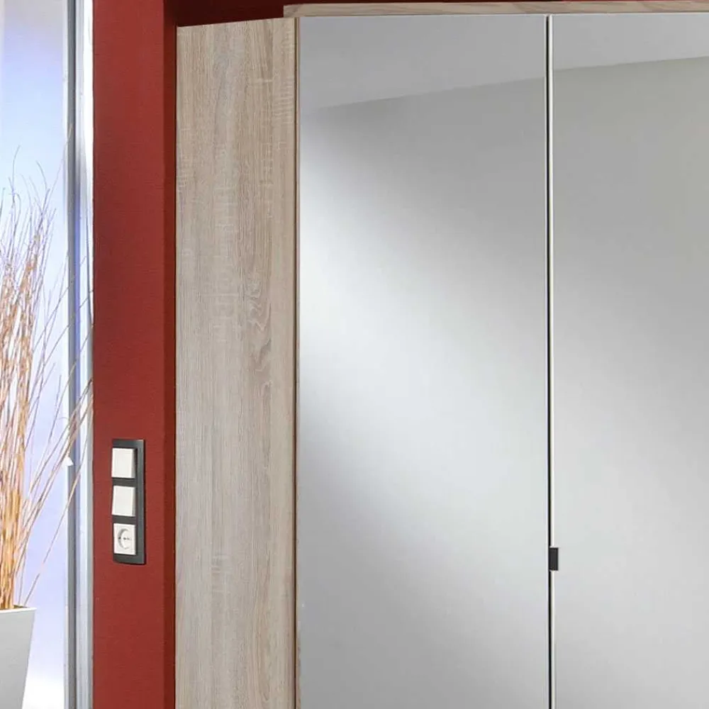 Wohnen Eckschrank Rommino in Eiche Sägerau
