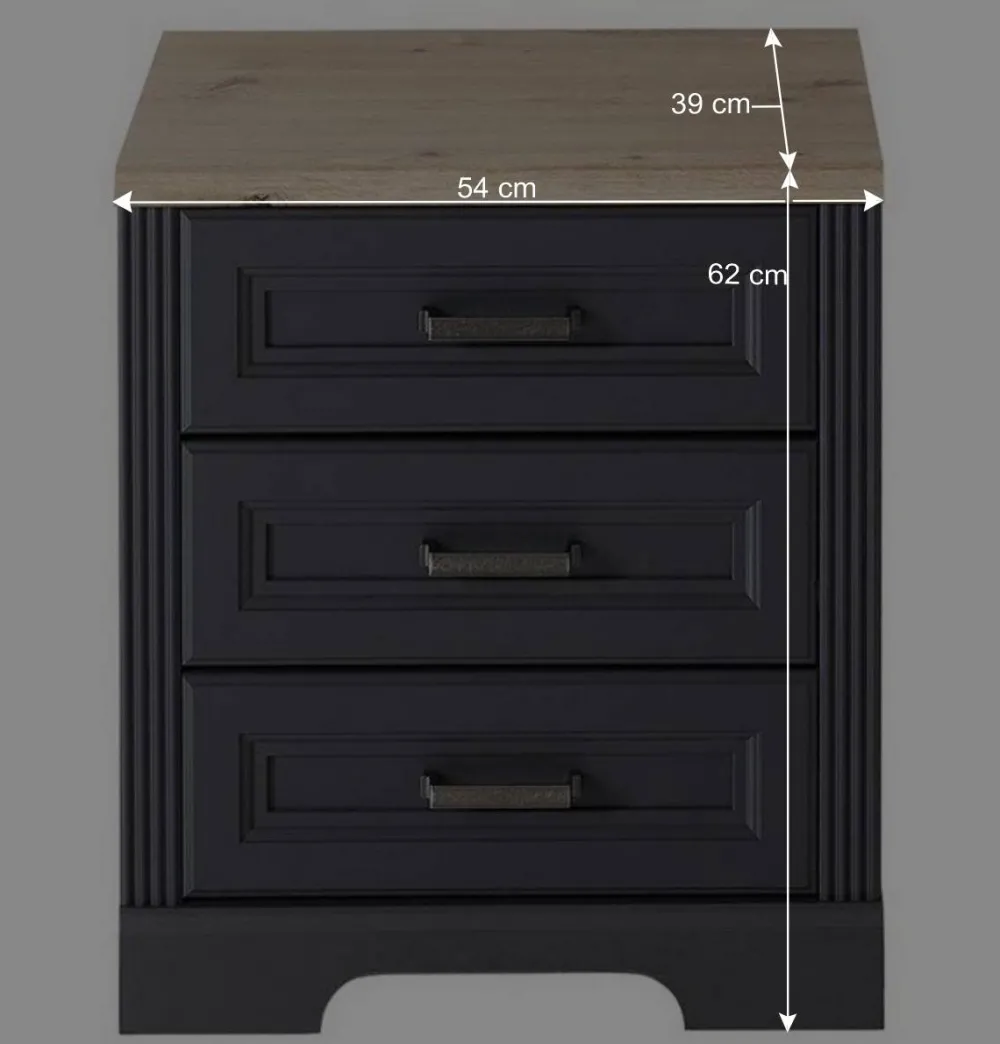 Wohnen Eckschreibtisch & Rollcontainer - Joe (dreiteilig)