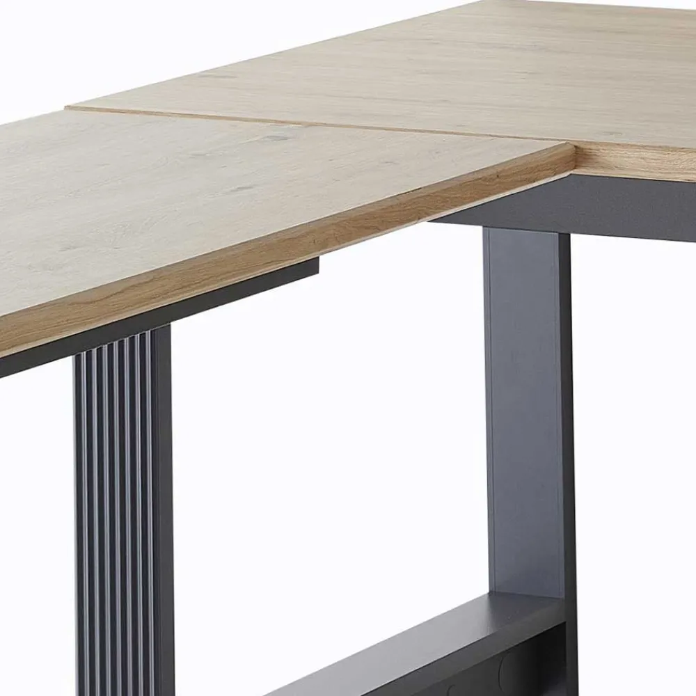 Wohnen Eckschreibtisch & Rollcontainer - Joe (dreiteilig)