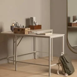 Wohnen Eckschreibtisch in Hellgrau - Barossio